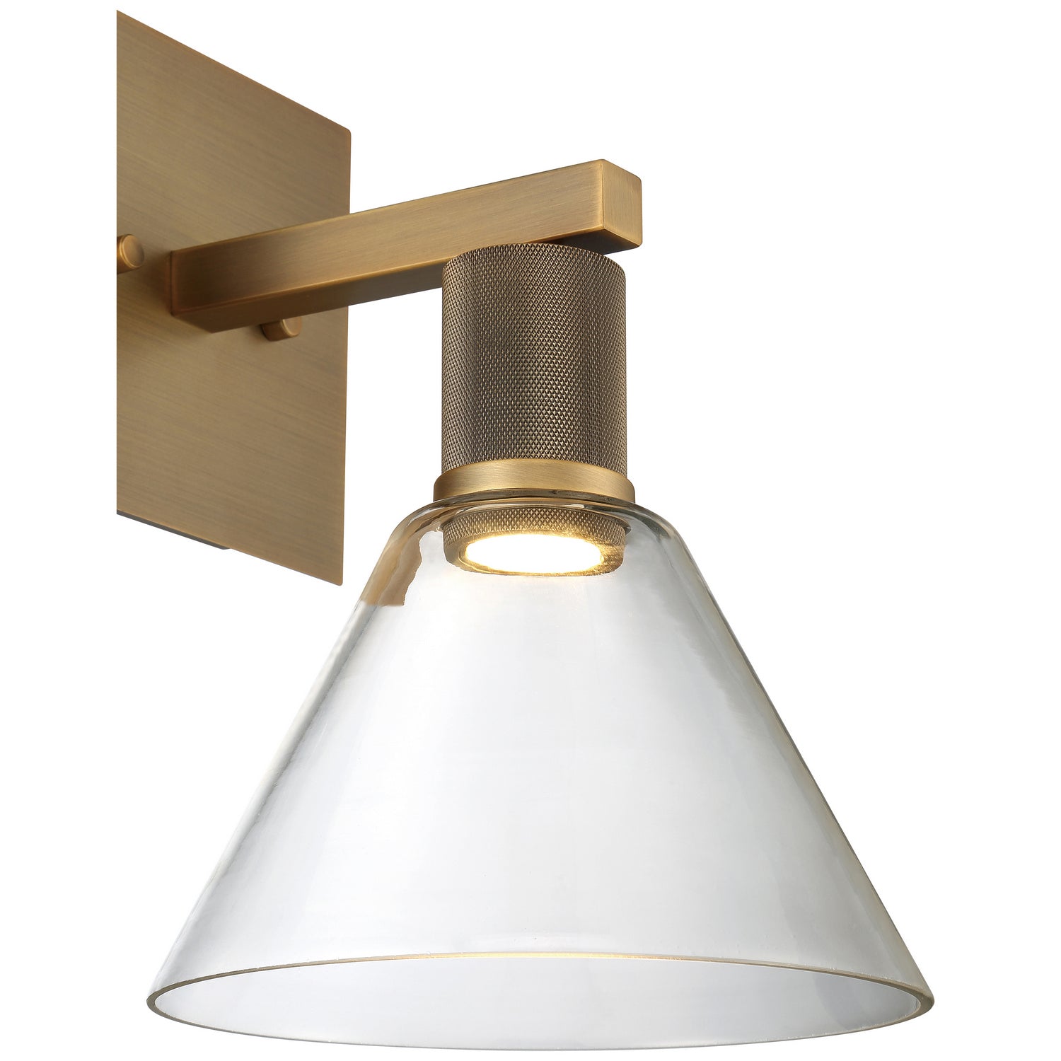 Access - 63143LEDD-ABB/CLR - LED Wall Sconce - Port Nine Martini - Antique Brushed Brass