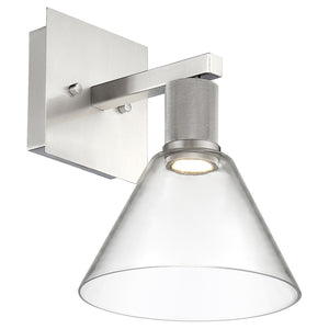 Access - 63143LEDD-BS/CLR - LED Wall Sconce - Port Nine Martini - Brushed Steel