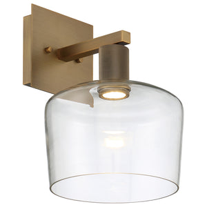 Access - 63144LEDD-ABB/CLR - LED Wall Sconce - Port Nine Chardonnay - Antique Brushed Brass