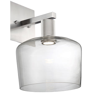 Access - 63144LEDD-BS/CLR - LED Wall Sconce - Port Nine Chardonnay - Brushed Steel