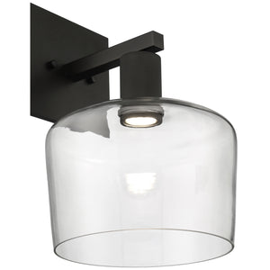 Access - 63144LEDD-MBL/CLR - LED Wall Sconce - Port Nine Chardonnay - Matte Black