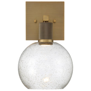 Access - 63145LEDD-ABB/SDG - LED Wall Sconce - Port Nine Burgundy - Antique Brushed Brass