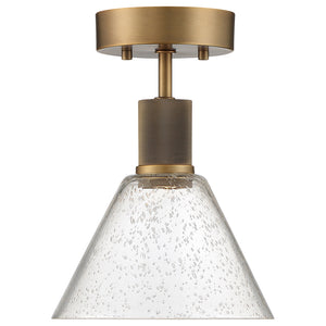 Access - 63146LEDD-ABB/SDG - LED Semi-Flush Mount - Port Nine Martini - Antique Brushed Brass