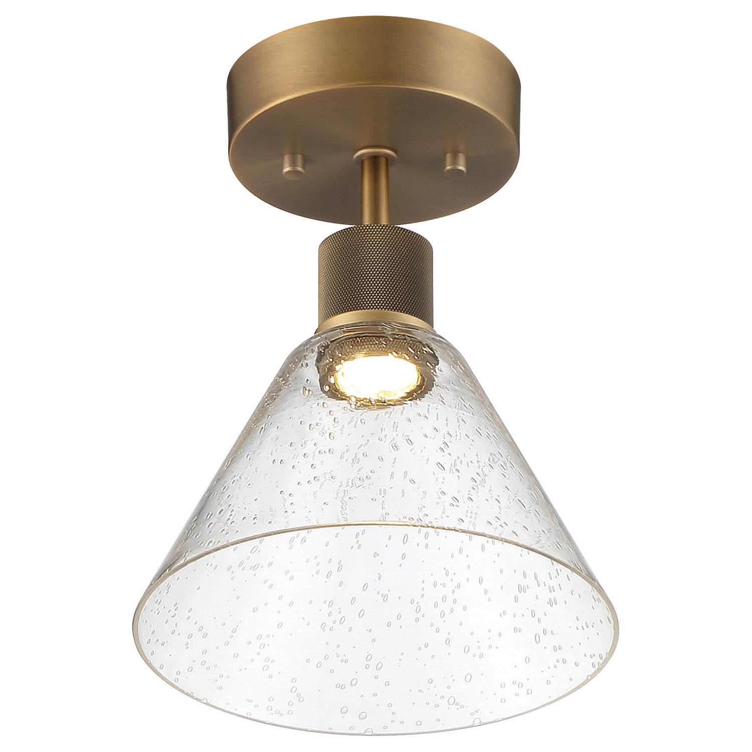 Access - 63146LEDD-ABB/SDG - LED Semi-Flush Mount - Port Nine Martini - Antique Brushed Brass