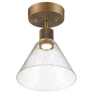 Access - 63146LEDD-ABB/SDG - LED Semi-Flush Mount - Port Nine Martini - Antique Brushed Brass