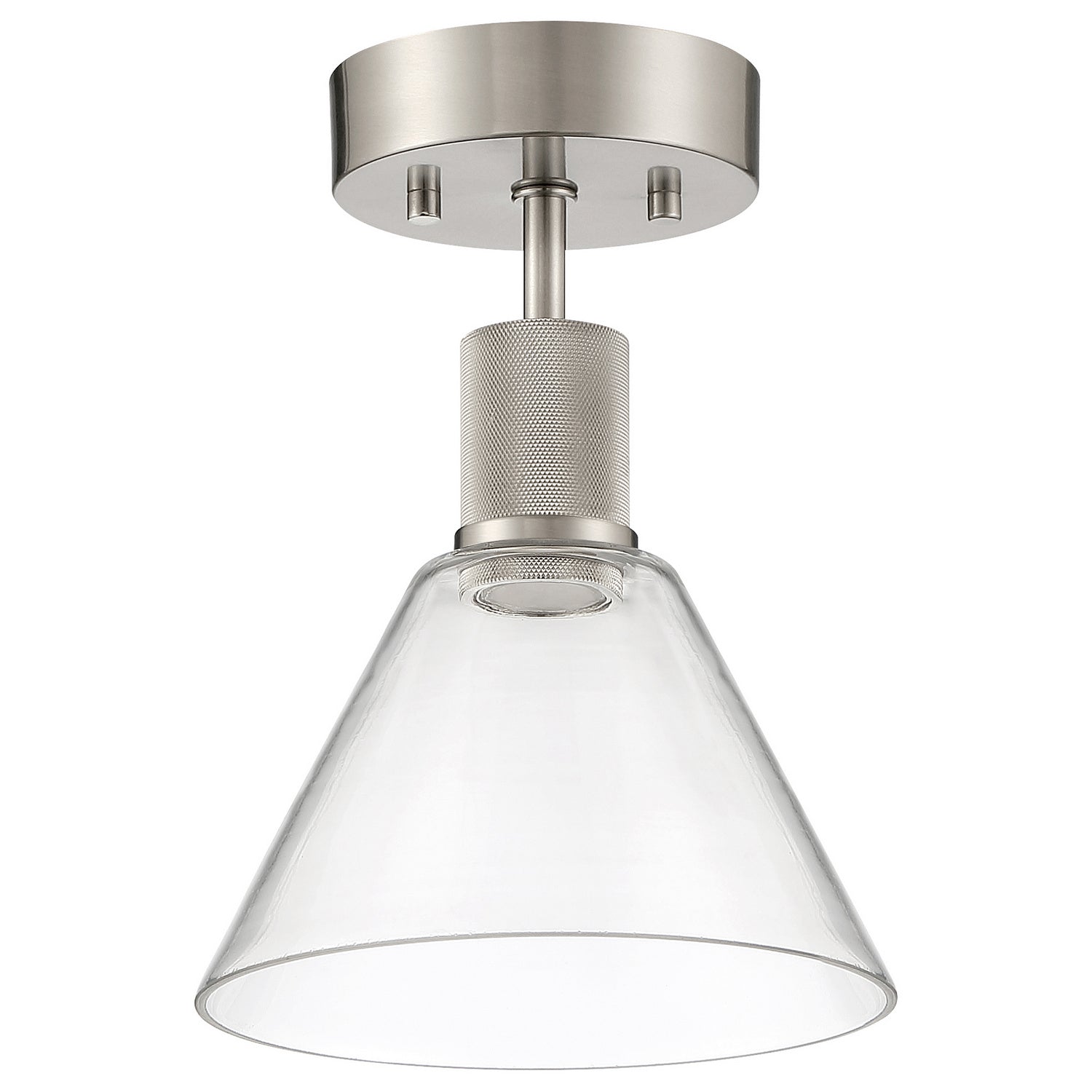 Access - 63146LEDD-BS/CLR - LED Semi-Flush Mount - Port Nine Martini - Brushed Steel