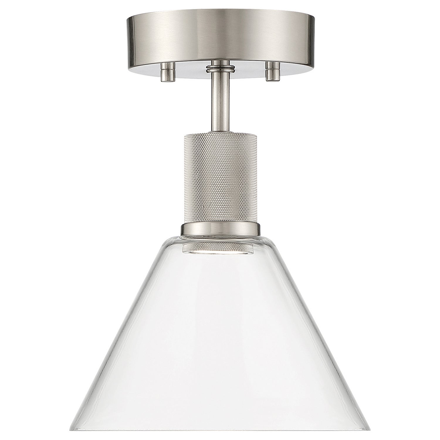 Access - 63146LEDD-BS/CLR - LED Semi-Flush Mount - Port Nine Martini - Brushed Steel