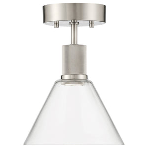 Access - 63146LEDD-BS/CLR - LED Semi-Flush Mount - Port Nine Martini - Brushed Steel