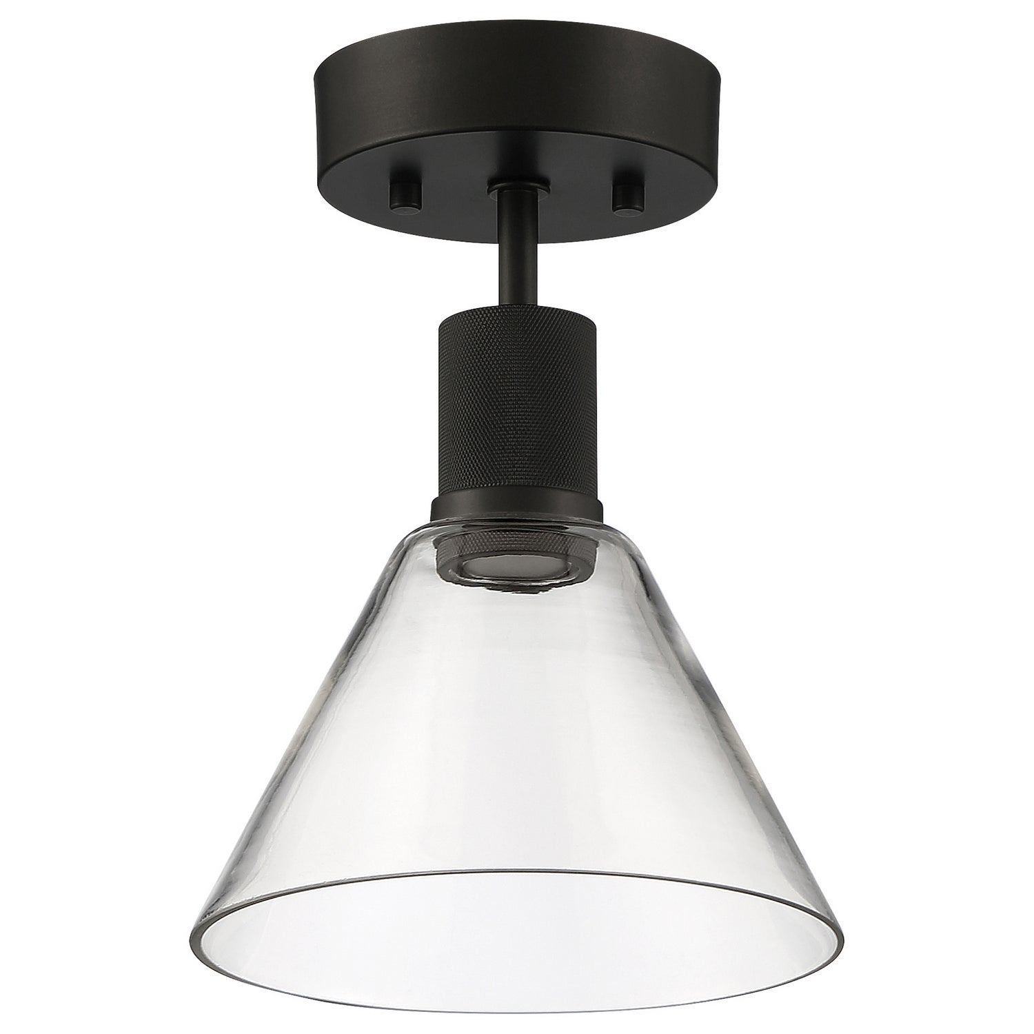 Access - 63146LEDD-MBL/CLR - LED Semi-Flush Mount - Port Nine Martini - Matte Black