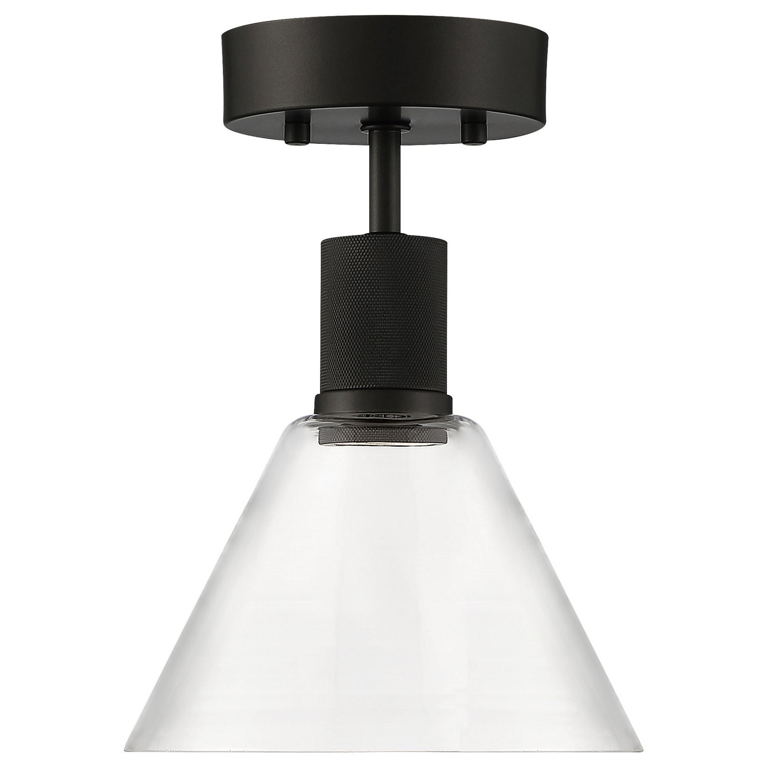 Access - 63146LEDD-MBL/CLR - LED Semi-Flush Mount - Port Nine Martini - Matte Black