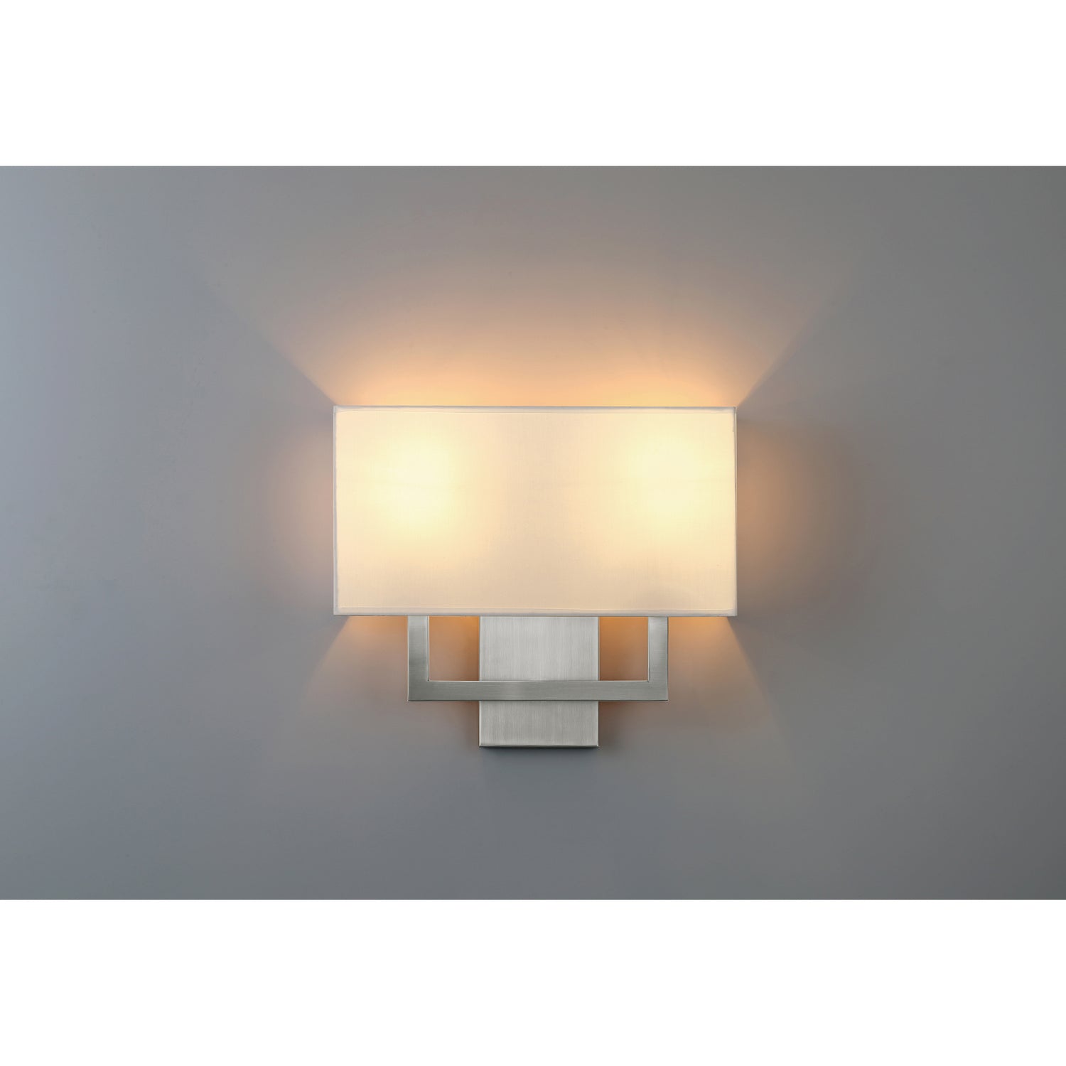 Access - 64062LEDDLP-BS/WH - LED Wall Sconce - Mid Town - Brushed Steel