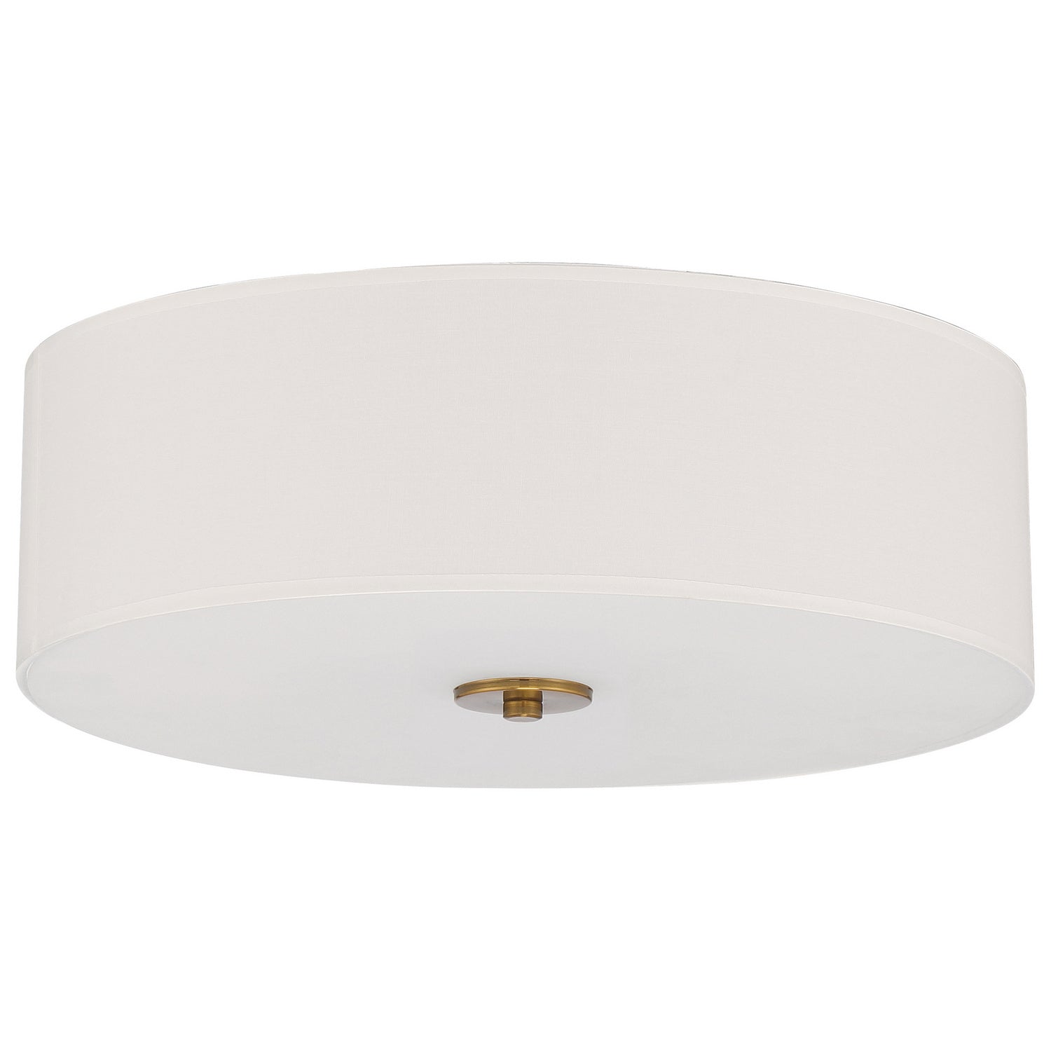 Access - 64063LEDDLP-ABB/WH - LED Flush Mount - Mid Town - Antique Brushed Brass