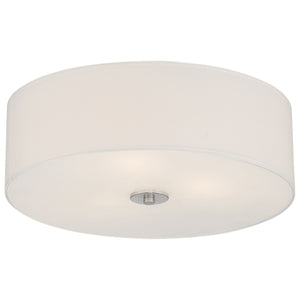 Access - 64063LEDDLP-ABB/WH - LED Flush Mount - Mid Town - Antique Brushed Brass