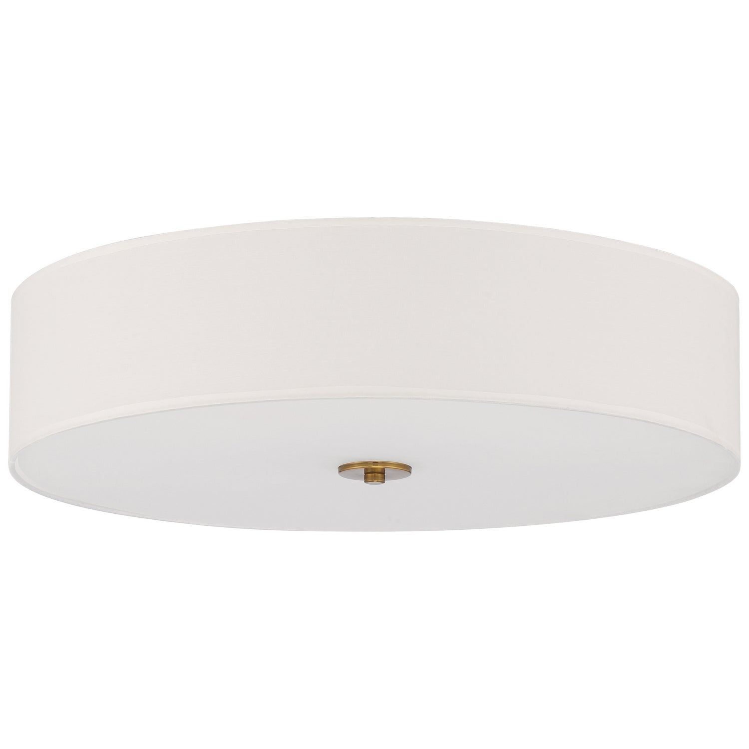 Access - 64064LEDDLP-ABB/WH - LED Flush Mount - Mid Town - Antique Brushed Brass