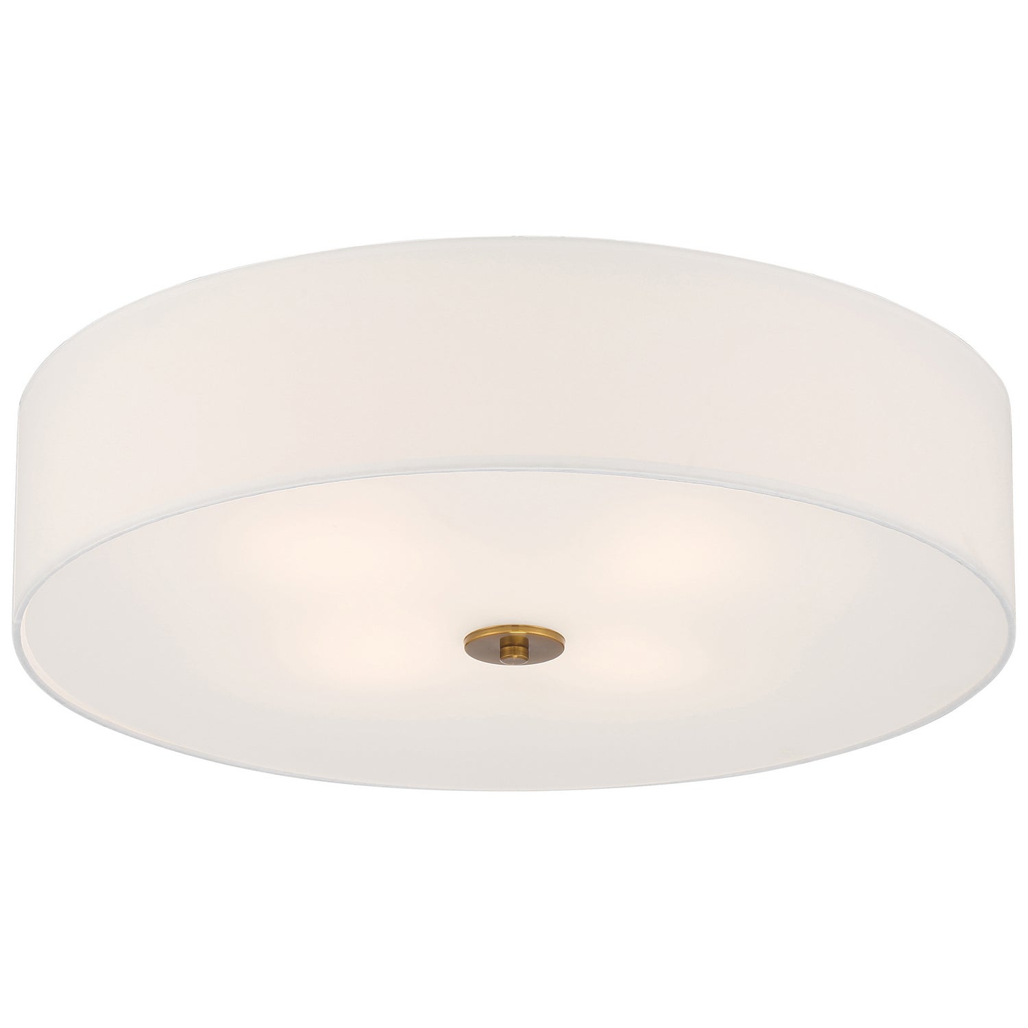 Access - 64064LEDDLP-ABB/WH - LED Flush Mount - Mid Town - Antique Brushed Brass