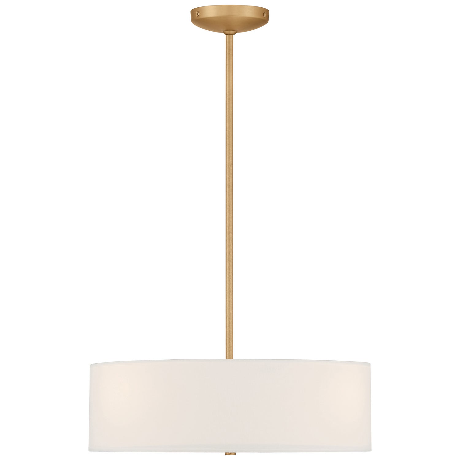 Access - 64065LEDDLP-ABB/WH - LED Pendant or Semi-Flush - Mid Town - Antique Brushed Brass