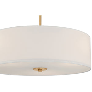 Access - 64065LEDDLP-ABB/WH - LED Pendant or Semi-Flush - Mid Town - Antique Brushed Brass