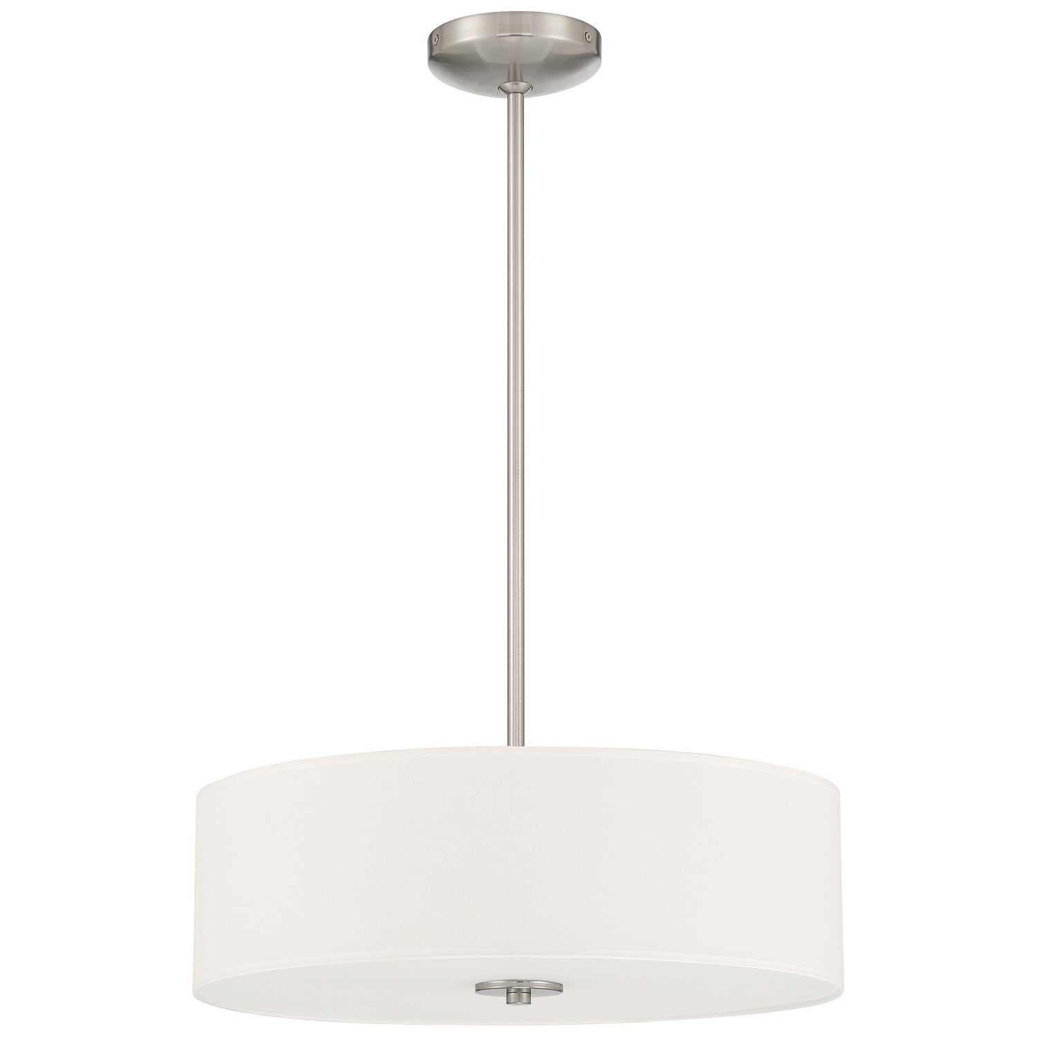 Access - 64065LEDDLP-BS/WH - LED Pendant or Semi-Flush - Mid Town - Brushed Steel