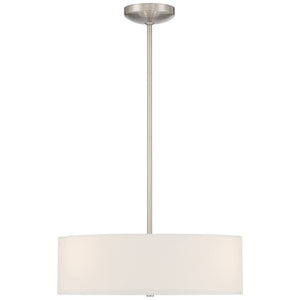 Access - 64065LEDDLP-BS/WH - LED Pendant or Semi-Flush - Mid Town - Brushed Steel