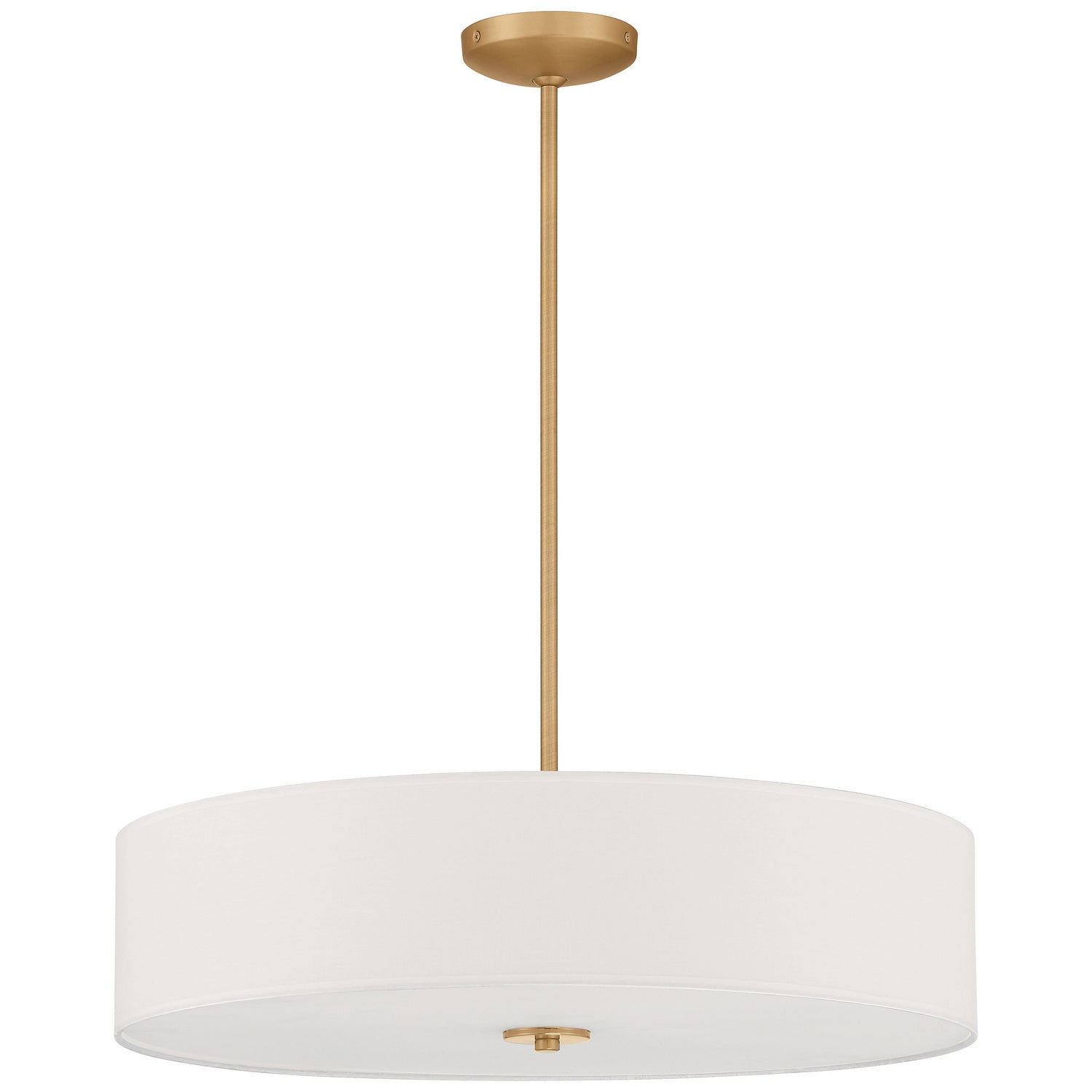 Access - 64066LEDDLP-ABB/WH - LED Pendant or Semi-Flush - Mid Town - Antique Brushed Brass