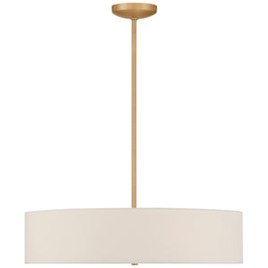 Access - 64066LEDDLP-ABB/WH - LED Pendant or Semi-Flush - Mid Town - Antique Brushed Brass