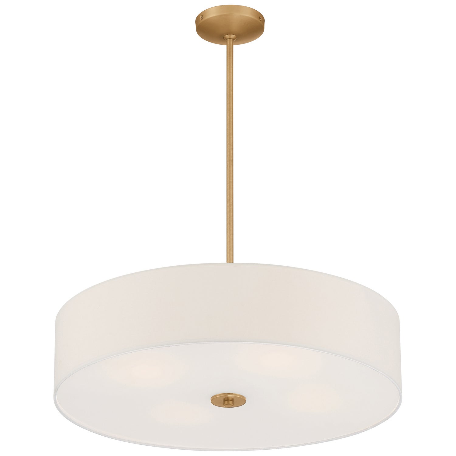 Access - 64066LEDDLP-ABB/WH - LED Pendant or Semi-Flush - Mid Town - Antique Brushed Brass