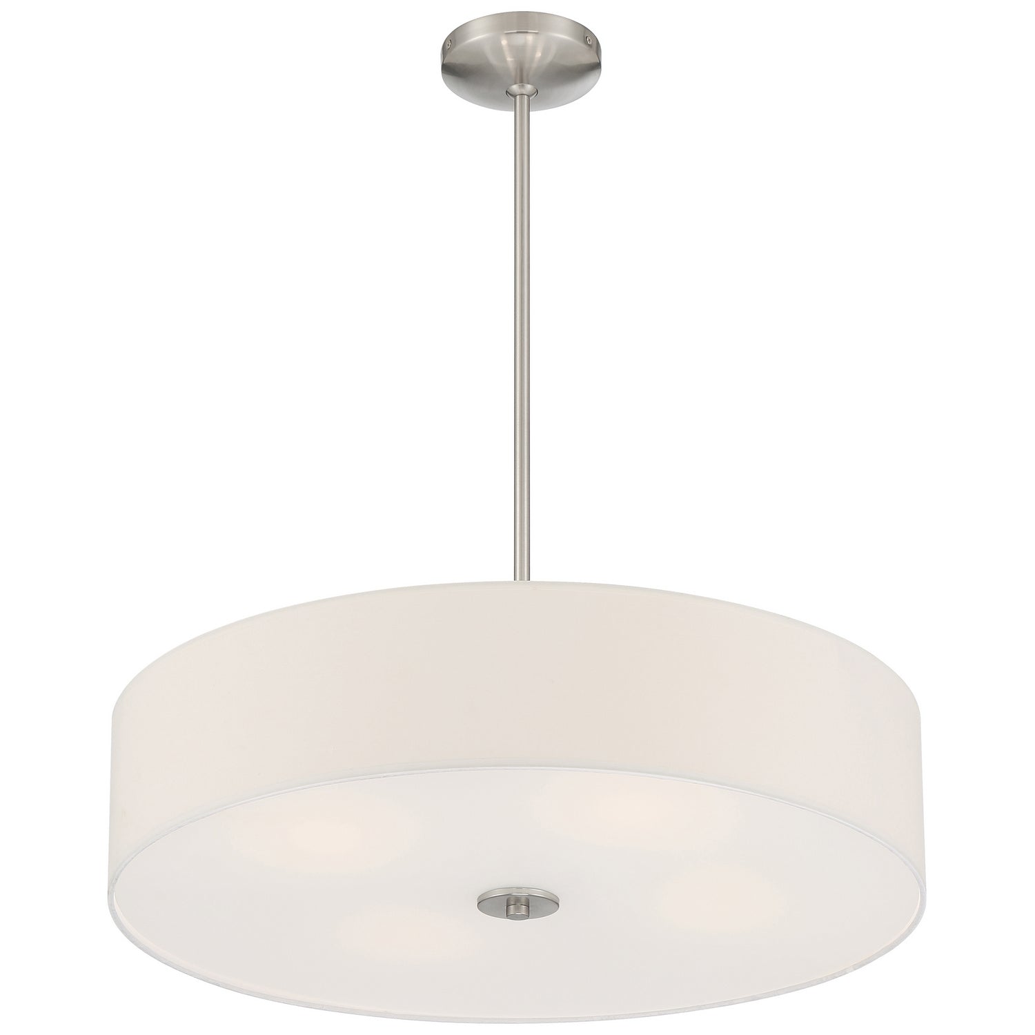 Access - 64066LEDDLP-BS/WH - LED Pendant or Semi-Flush - Mid Town - Brushed Steel