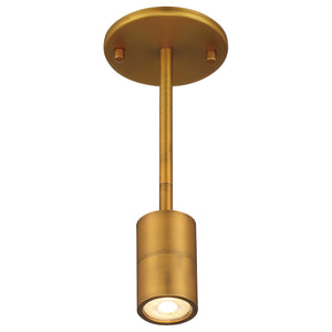 Access - 72010LEDDLP-ABB - LED Wall Or Ceiling Spotlight - Cafe Dual Mount - Antique Brushed Brass