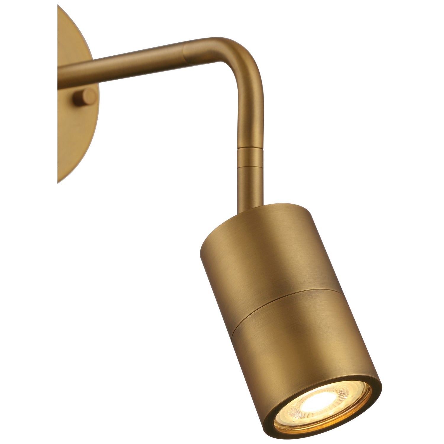 Access - 72010LEDDLP-ABB - LED Wall Or Ceiling Spotlight - Cafe Dual Mount - Antique Brushed Brass