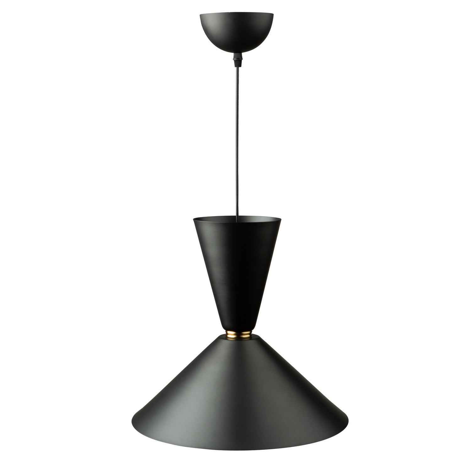 Artcraft - SC13292BK - One Light Pendant - Tempo - Matte Black and Brass