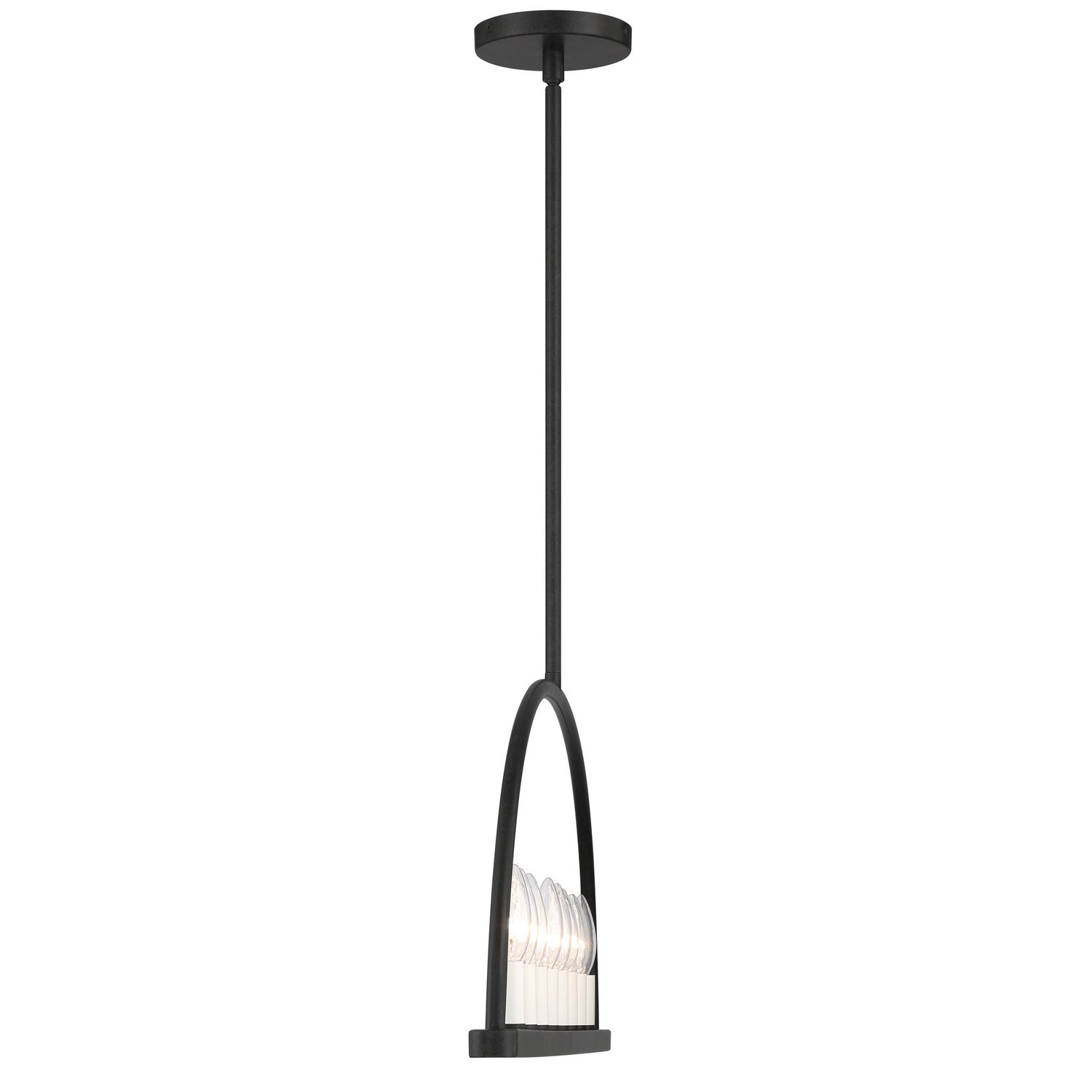 Crystorama - ABB-3007-BK - Eight Light Chandelier - Abbott - Black