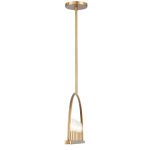 Crystorama - ABB-3007-VG - Eight Light Chandelier - Abbott - Vibrant Gold