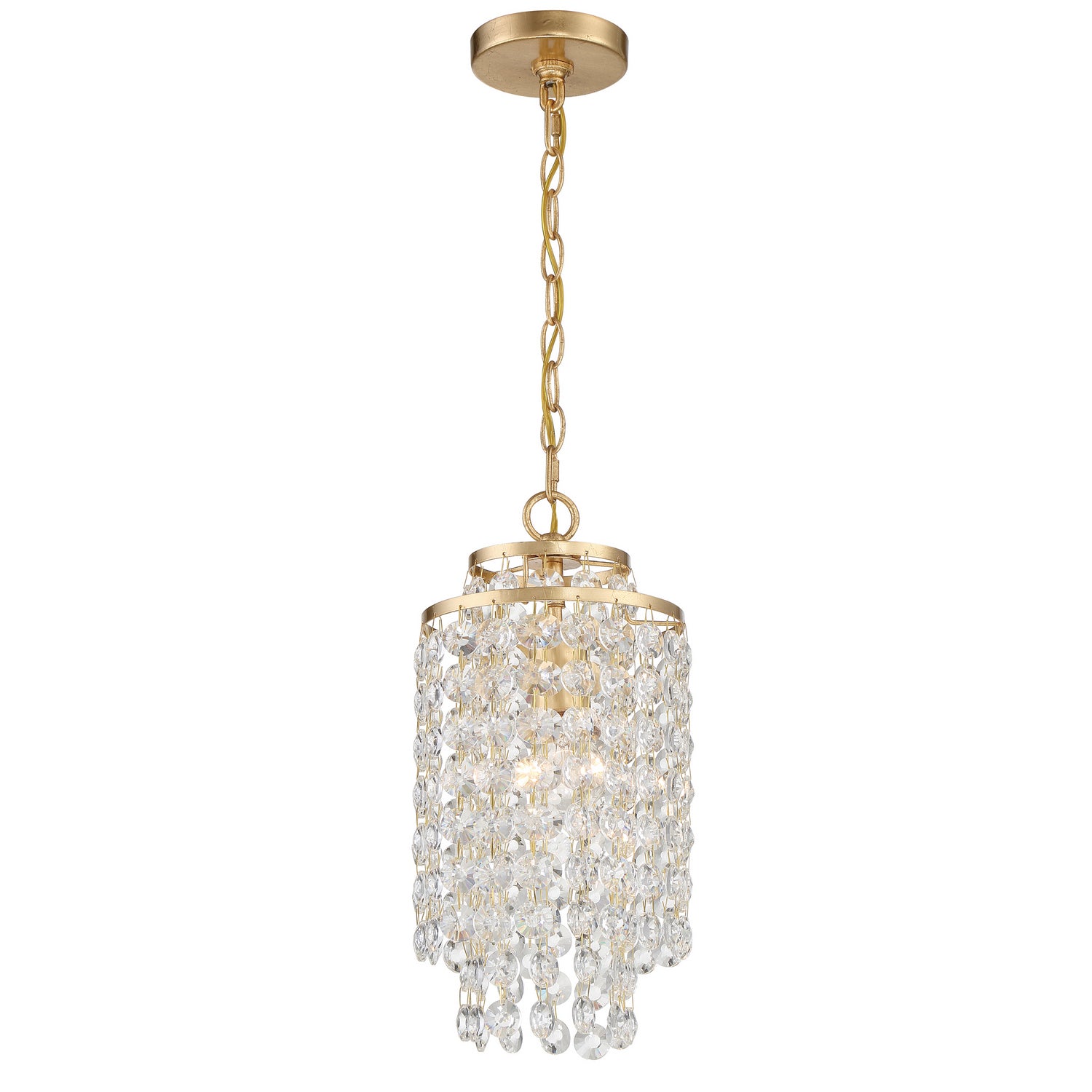 Crystorama - GAB-B7301-GA - One Light Chandelier - Gabrielle - Antique Gold