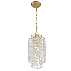 Crystorama - GAB-B7301-GA - One Light Chandelier - Gabrielle - Antique Gold