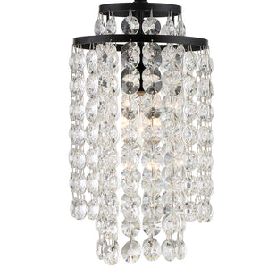 Crystorama - GAB-B7301-MK - One Light Chandelier - Gabrielle - Matte Black