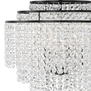 Crystorama - GAB-B7305-MK - Six Light Chandelier - Gabrielle - Matte Black