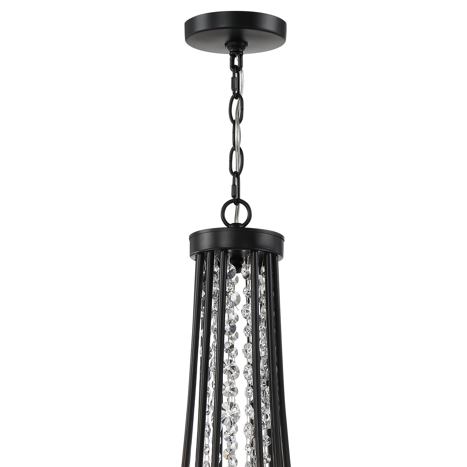 Crystorama - GAB-B7312-MK - 12 Light Chandelier - Gabrielle - Matte Black