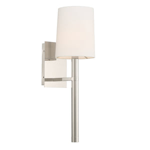 Crystorama - WES-9901-PN - One Light Wall Sconce - Weston - Polished Nickel