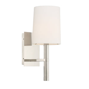 Crystorama - WES-9901-PN - One Light Wall Sconce - Weston - Polished Nickel