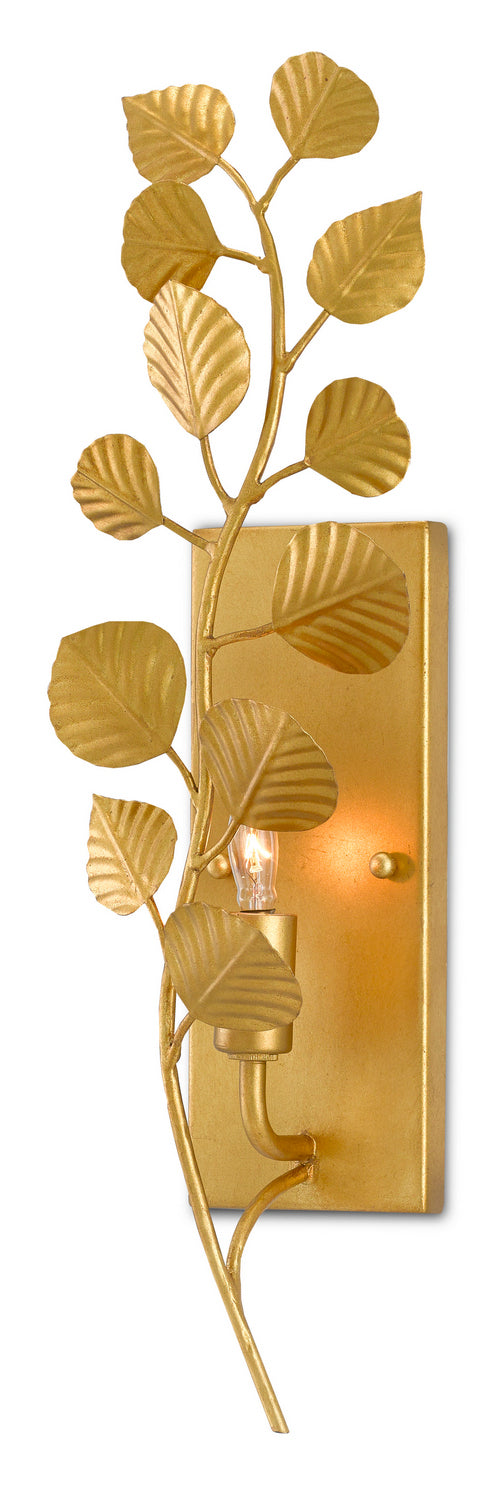 Currey and Company - 5000-0189 - One Light Wall Sconce - Aviva Stanoff - Contemporary Gold Leaf