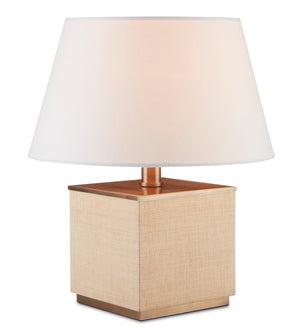 Currey and Company - 6000-0693 - One Light Table Lamp - Eloise - Antique Brass/Natural