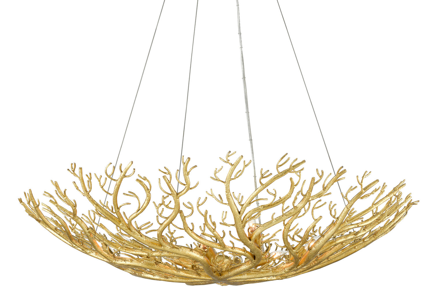 Currey and Company - 9000-0780 - Eight Light Chandelier - Aviva Stanoff - Gold Gilt