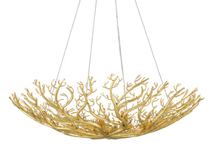 Currey and Company - 9000-0780 - Eight Light Chandelier - Aviva Stanoff - Gold Gilt