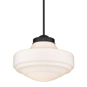 Golden - 0508-L BLK-VMG - One Light Pendant - Ingalls - Matte Black