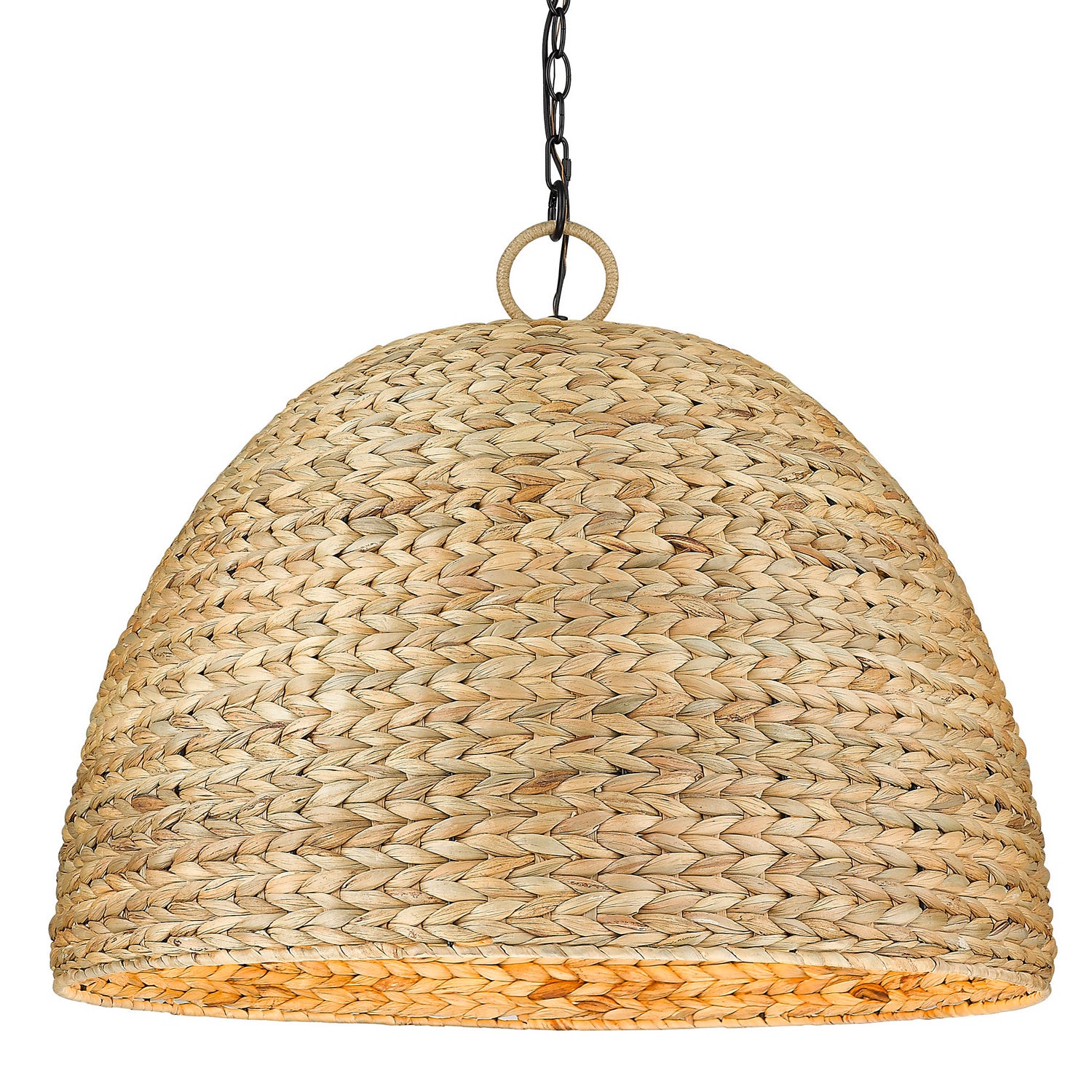 Golden - 1081-8P BLK-WSG - Eight Light Pendant - Rue - Matte Black