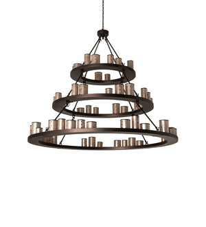 Meyda Tiffany - 238892 - LED Chandelier - Loxley - Mahogany Bronze