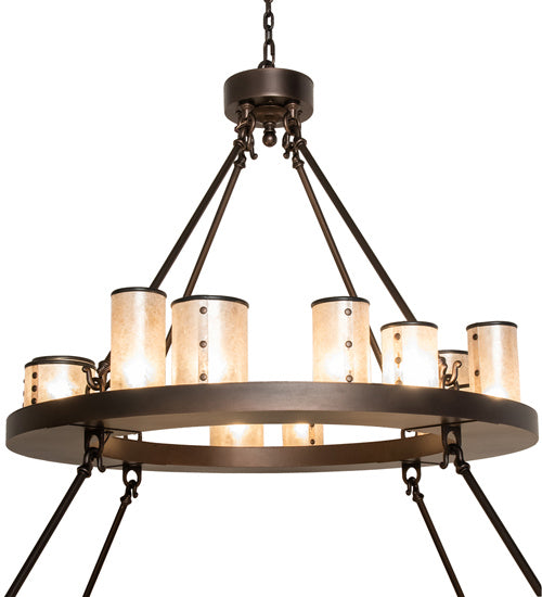 Meyda Tiffany - 238892 - LED Chandelier - Loxley - Mahogany Bronze