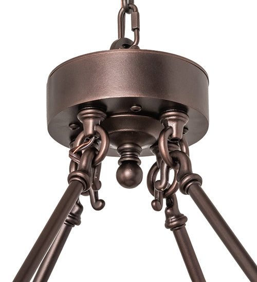 Meyda Tiffany - 238892 - LED Chandelier - Loxley - Mahogany Bronze