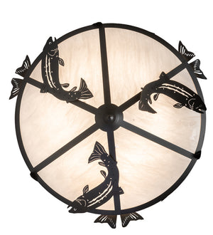 Meyda Tiffany - 240759 - 18 Light Chandelier - Catch Of The Day - Oil Rubbed Bronze/Industrial Steel