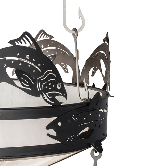 Meyda Tiffany - 240759 - 18 Light Chandelier - Catch Of The Day - Oil Rubbed Bronze/Industrial Steel